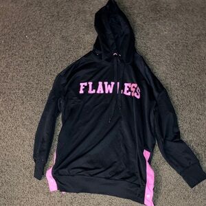 No Boundaries Black and Pink Women's Hoodie Sweater